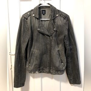 Gap Denim Motorcycle Jacket